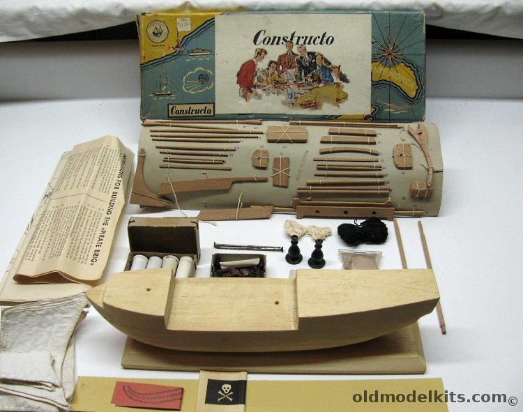 Constructo Pirate Brig - Highly Prefabricated Wooden Ship Kit plastic model kit